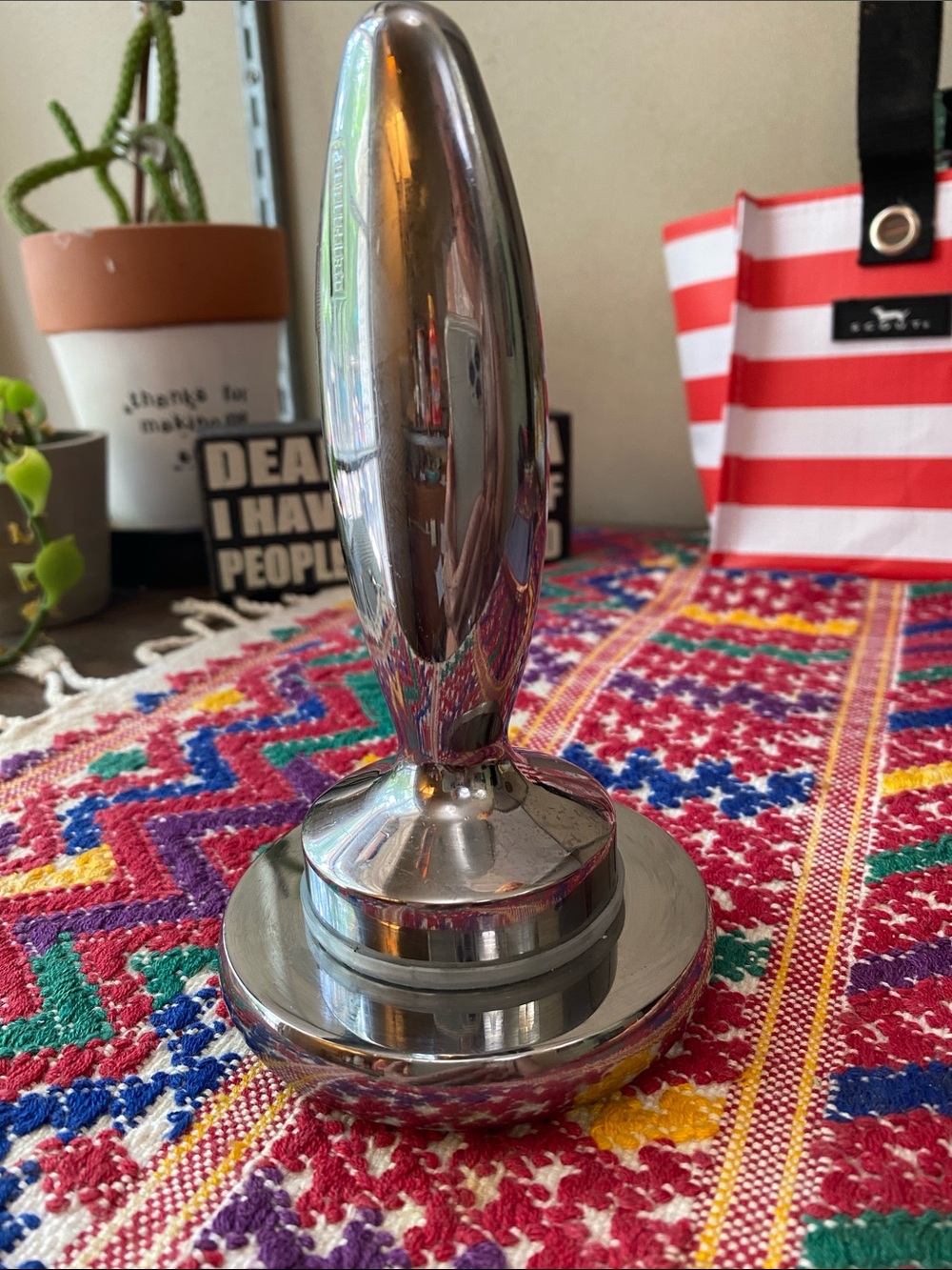 LEIFHEIT Chrome Meat Tenderizer Kitchen Tool Reversible Made in Germany